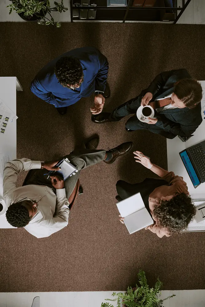 Illia BizTech team planning monthly website, advertising and content tasks